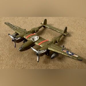 Zylmex P-38 Lightning USAF Dyna Flites A 109 Die-Cast Hong Kong